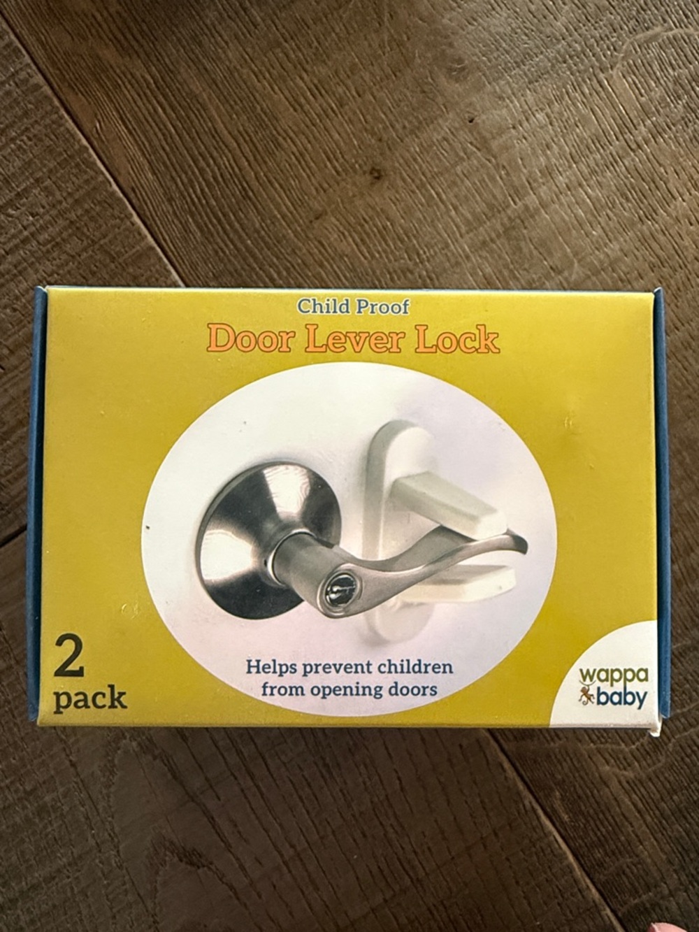 Wappa Baby Child Proof Door Lever Lock - White (5 sets of 2)